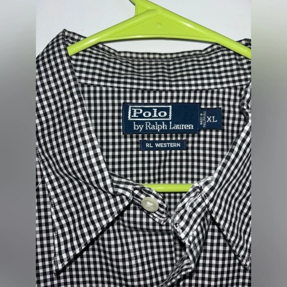 Polo Ralph Lauren Western pearl snap button up